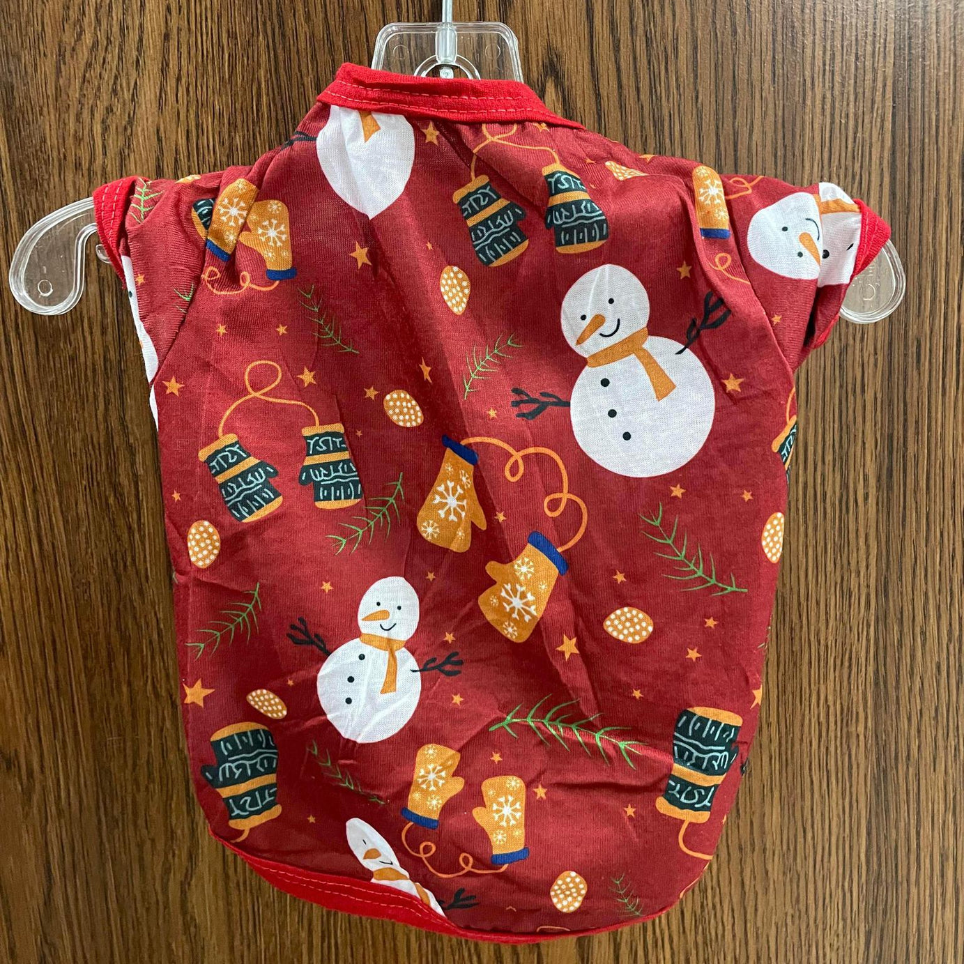 Snowman red pattern Tshirt