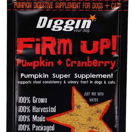 Diggin' Your Dog Pumpkin Flakes Firm Up! Plus