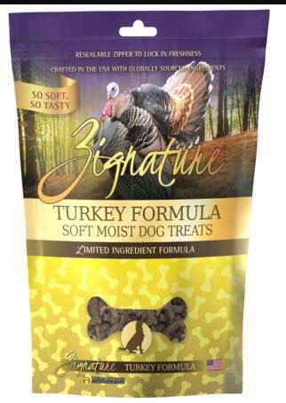 Zignature Dog Soft Moist Treats Hearts