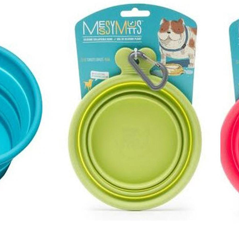 Messy Mutts Feeder Bowl Collapsible Silicone 3 Cup