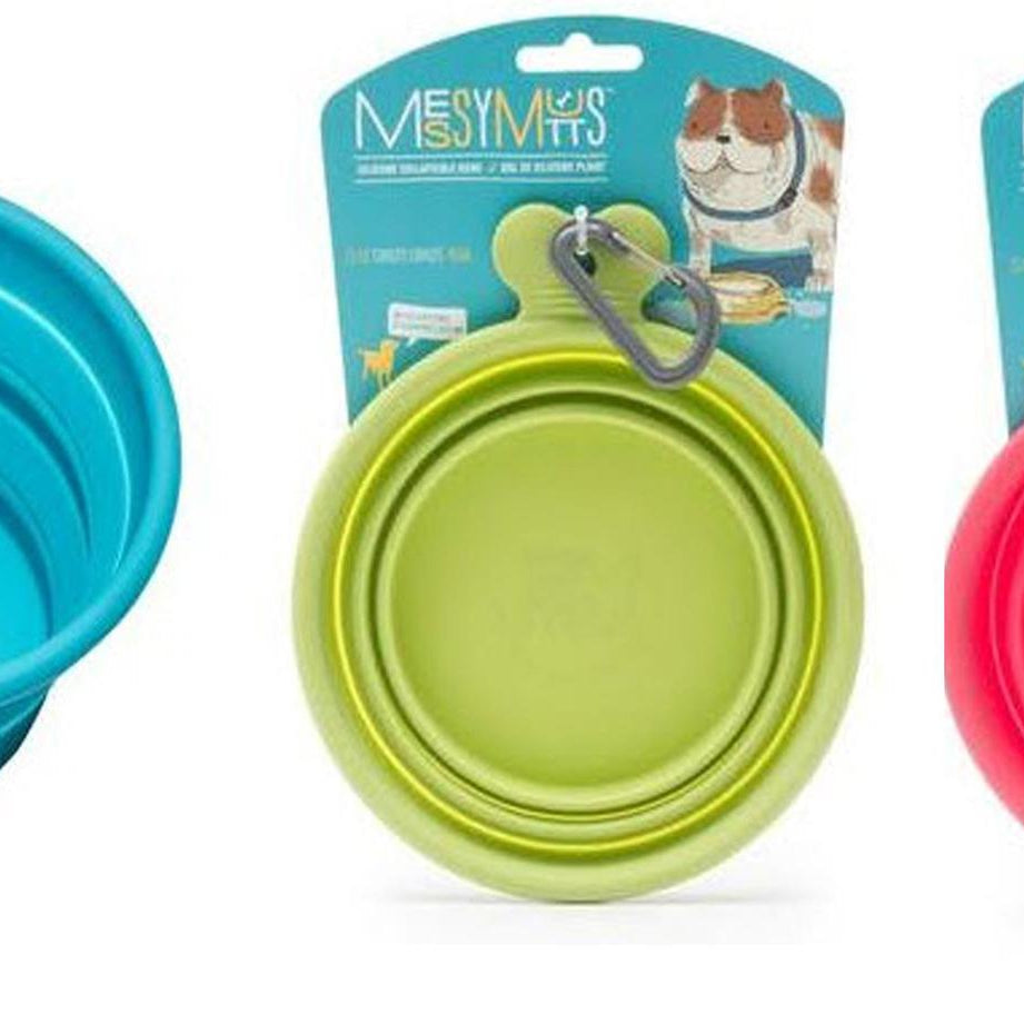 Messy Mutts Feeder Bowl Collapsible Silicone 1.75 cup