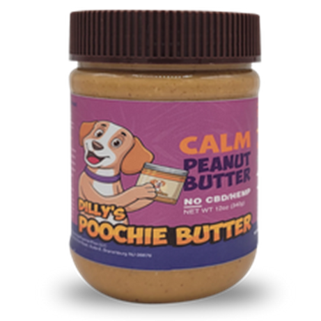 Dilly's Poochie Peanut Butter Jar Calm