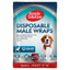 Simple Solutions Disposable Diapers Male Wrap - Mr Mochas Pet Supplies