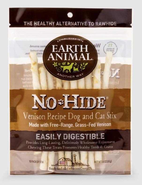 Earth Animal Dog Treat No Hide Venison Chew