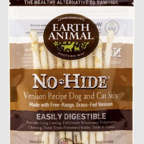 Earth Animal Dog Treat No Hide Venison Chew