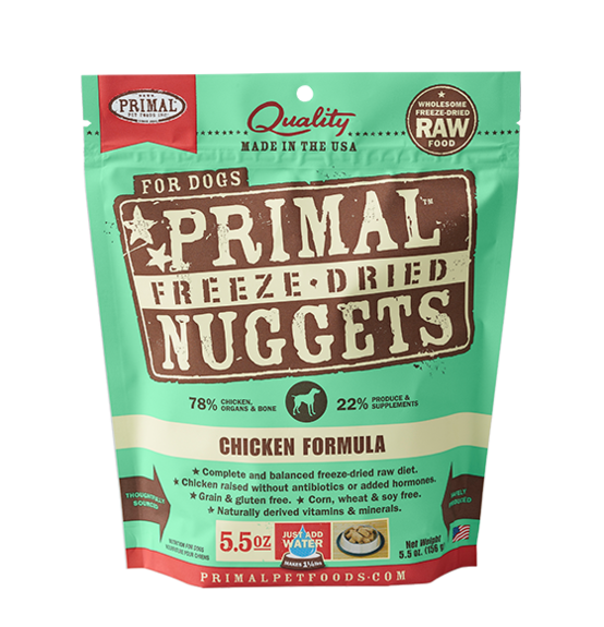 Primal Dog FD Nugget Chicken - Mr Mochas Pet Supplies