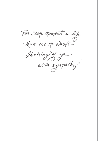 Sympathy - A Life Spent Loving Card