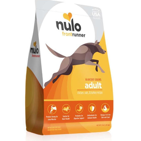 Nulo Frontrunner Chicken, Oats & Turkey Dry Dog Food 3# - Mr Mochas Pet Supplies