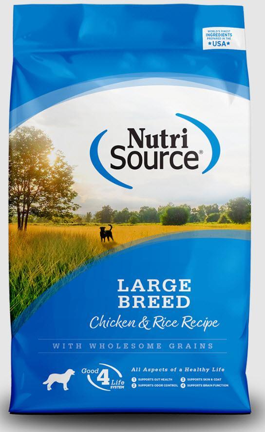 NutriSource Adult Large Breed Chicken & Rice