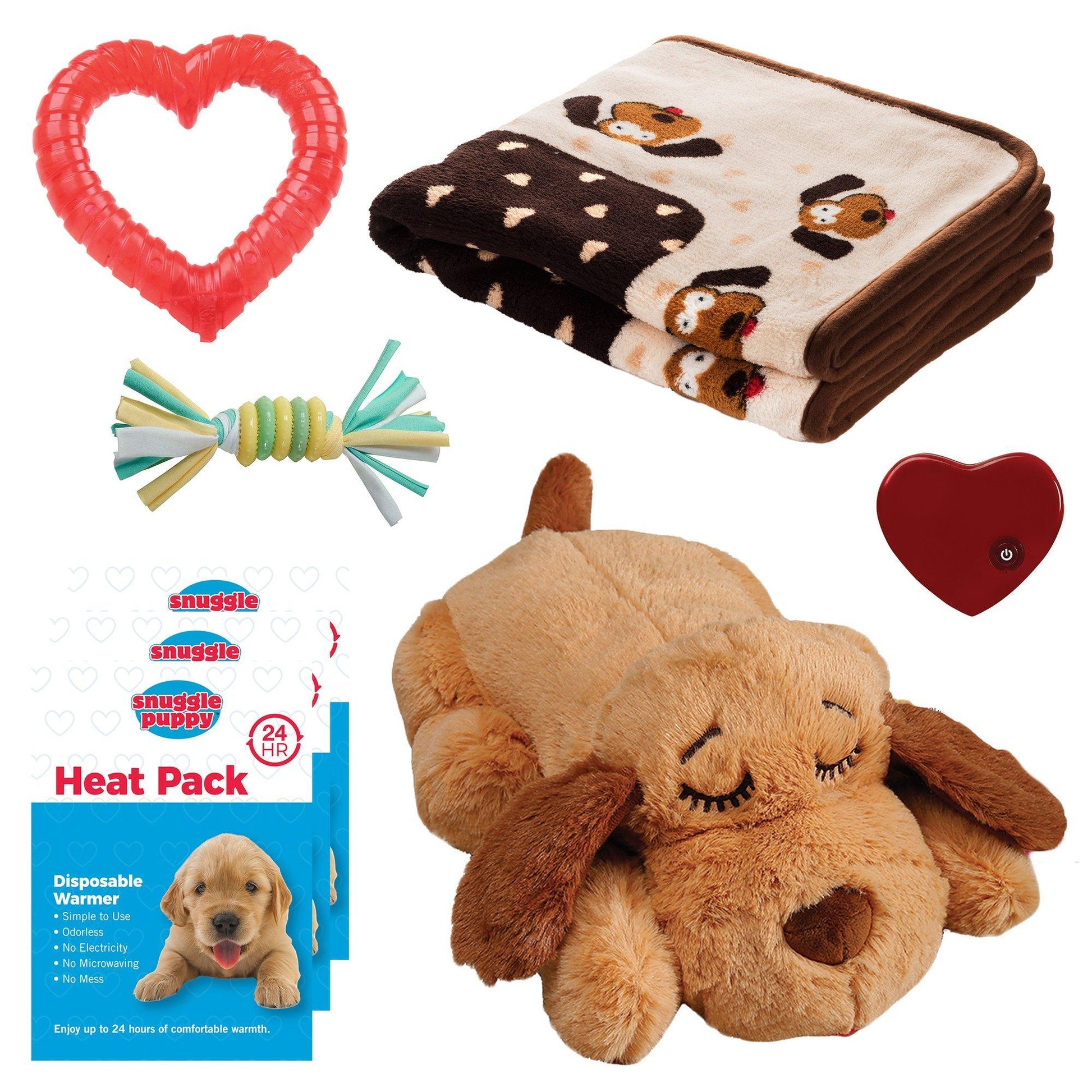 Snuggle Puppy - New Puppy Starter Kit - Neutral Color - Mr Mochas Pet Supplies