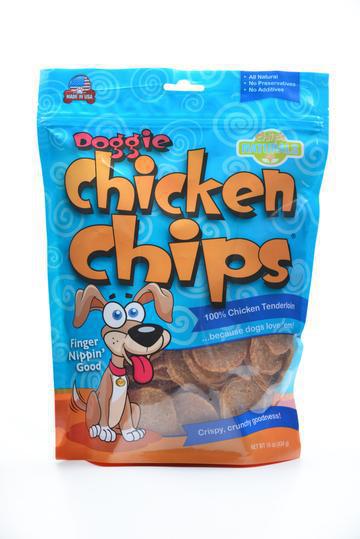 Chicken Chips 8 oz (Med) - Mr Mochas Pet Supplies