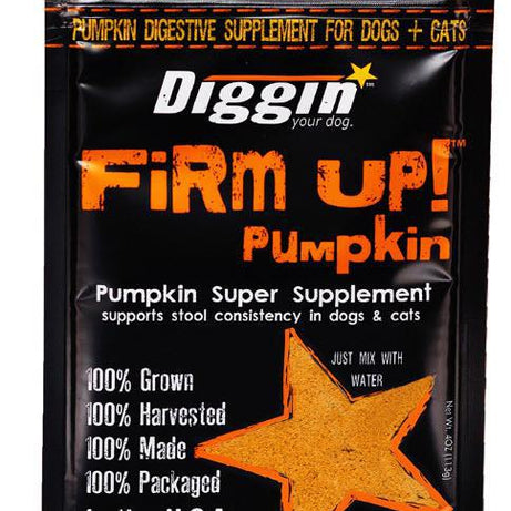 Diggin' Your Dog Pumpkin Flakes Firm Up! Plus