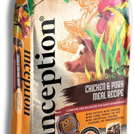 INCEPTION Dog Chk Pork 4lb - Mr Mochas Pet Supplies