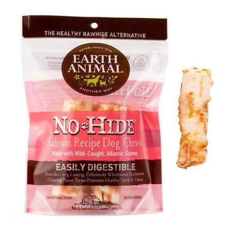 Earth Animal Dog Treat No Hide Salmon Chew