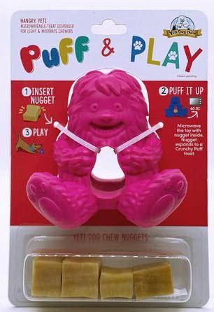 Yeti Dog Toy Hangry Yeti Puff & Play