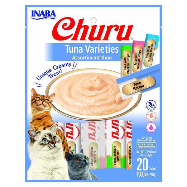 Ciao Cat Churu Purees Tuna Variety 20 Tube Bag - Mr Mochas Pet Supplies