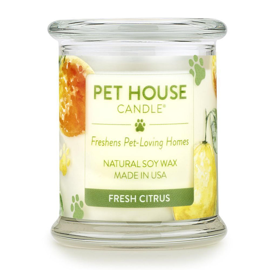 Pet House Candle Fresh Citrus - Mr Mochas Pet Supplies