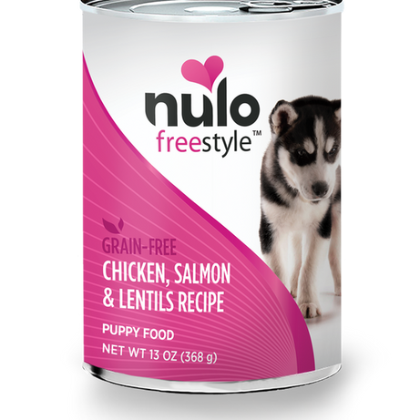 Nulo Puppy Can Chicken, Salmon & Lentils 13oz - Mr Mochas Pet Supplies