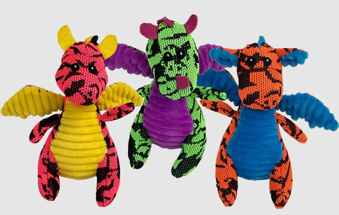 Multipet Dog Toy Minipet Dragon 5"
