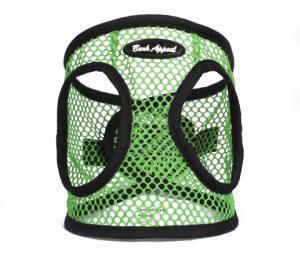 Bark Appeal Step In Harness Netted Lime Green - Mr Mochas Pet Supplies