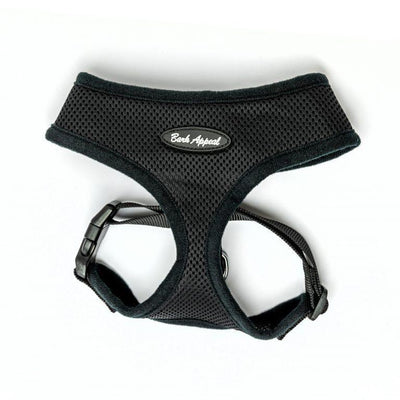 Bark Appeal EZ pull over Harness Black - Mr Mochas Pet Supplies