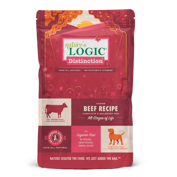 Nature's Logic Dog Distinction Dry Beef - Mr Mochas Pet Supplies