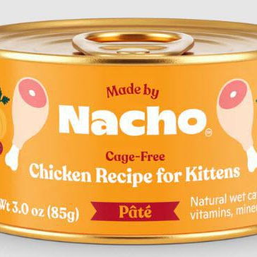 Nacho Cage Free Chicken Pate Kitten 3oz