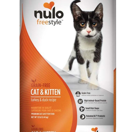 NULO GRAIN FREE TURKEY & DUCK RECIPE CAT & KITTEN FOOD - Mr Mochas Pet Supplies