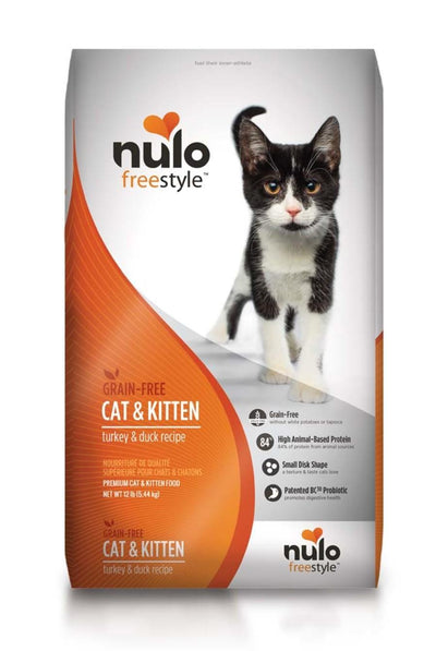 NULO GRAIN FREE TURKEY & DUCK RECIPE CAT & KITTEN FOOD - Mr Mochas Pet Supplies