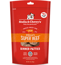 Stella & Chewy's Dog FD Dinner Patties Super Beef 14 oz - Mr Mochas Pet Supplies