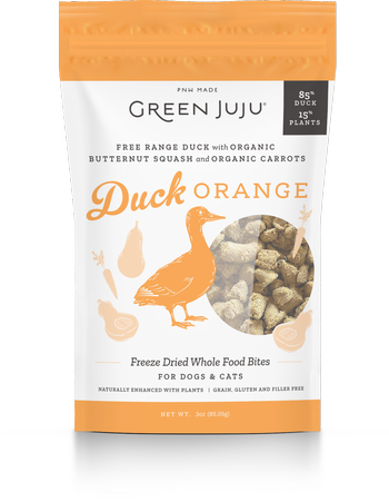 Green Juju Whole Food Bites Duck Orange