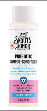Skout's Honor Grooming Happy Puppy Shampoo + Conditioner 16 oz