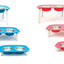 Messy Mutts Feeder Elevated with SS Bowls Double Diner 5 Cup