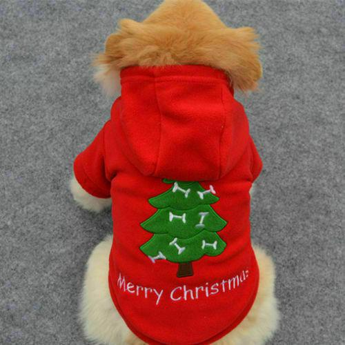 Merry Christmas Fleece Hoodie - Mr Mochas Pet Supplies