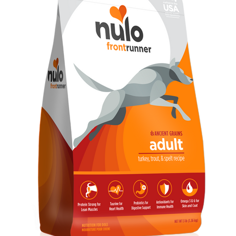 Nulo Frontrunner High-Meat kibble Turkey, Trout & Spelt Recipe