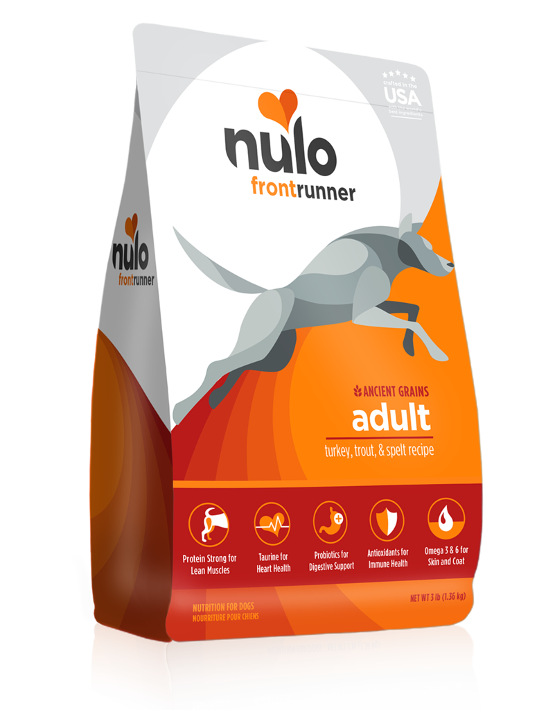 Nulo Frontrunner High-Meat kibble Turkey, Trout & Spelt Recipe