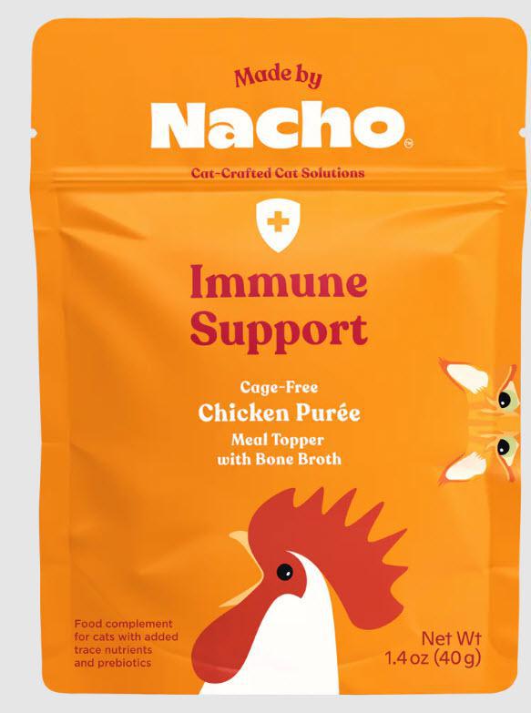 Nacho Immunity Support Chicken Meal Topper with Bone Broth Pouch 1.4oz