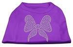 Bow on Rhinestone T-shirt - Mr Mochas Pet Supplies