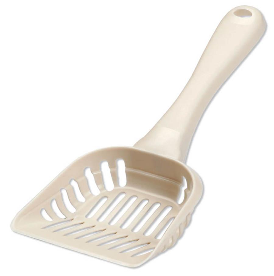 Petmate Cat Litter Scoop with Microban Bleached Linen - Mr Mochas Pet Supplies