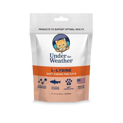 Under the Weather L-Lysine Soft Chews For Cats - Mr Mochas Pet Supplies