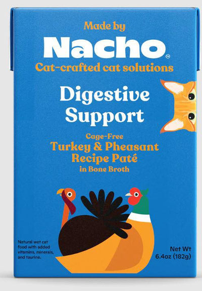 Nacho Digestive Support Turkey & Pheasant Pate in bone broth 6.4oz