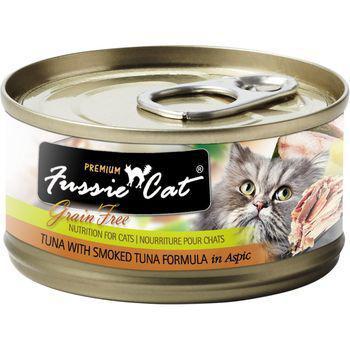 Fussie Cat Can Premium Tuna & Smoked Tuna in Aspic 2.82 oz - Mr Mochas Pet Supplies