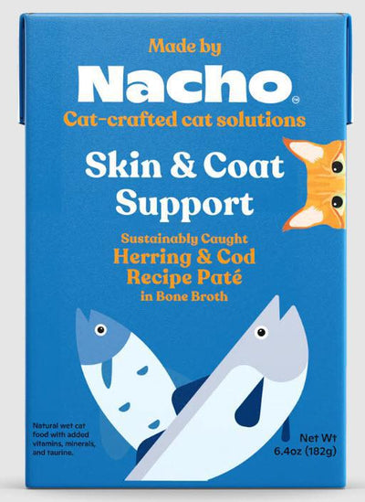 Nacho Skin & Coat Support Herring & Cod Pate in bone broth 6.4oz