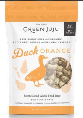 Green Juju Whole Food Bites Duck Orange