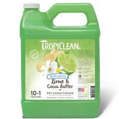 Tropiclean Conditioner Lime & Cocoa Butter Deshedding Gallon