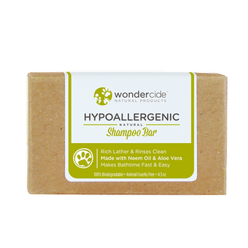 Wondercide Hypoallergenic Shampoo Bar 4.3 oz - Mr Mochas Pet Supplies