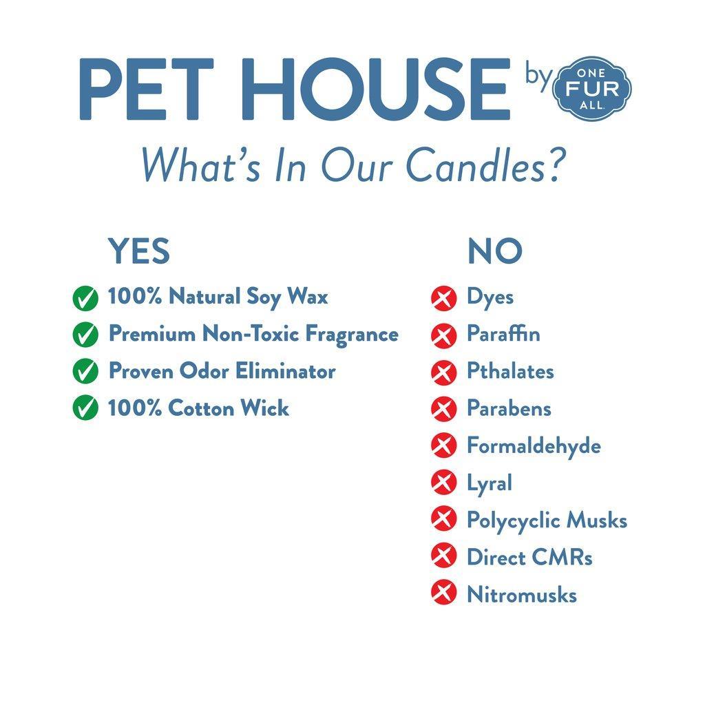 Pet House Candle Ruby Red Grapefruit - Mr Mochas Pet Supplies