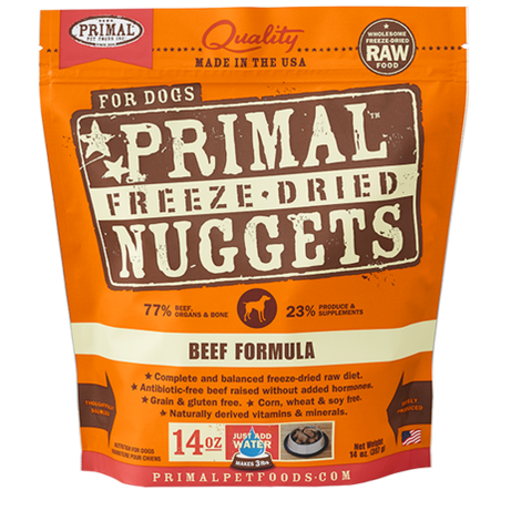 Primal Dog FD Nugget Beef - Mr Mochas Pet Supplies