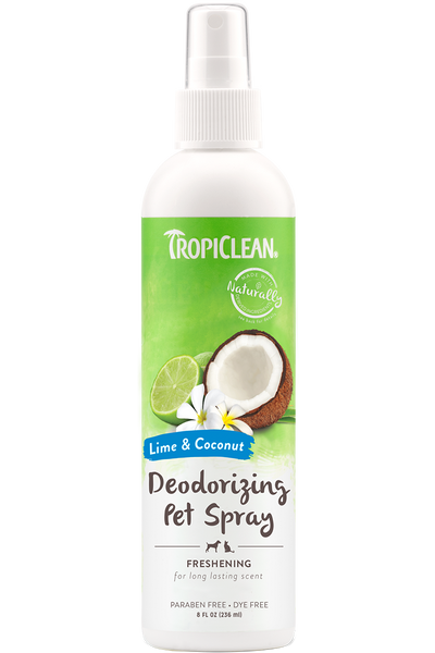 Tropiclean Spray Lime & Coconut Deodorizing 8 oz