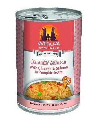 Weruva Dog Can Chicken and Salmon in pumpkin soup - Jammin Salmon